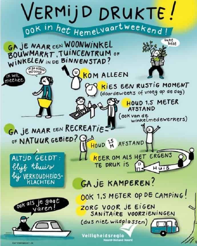 Vermijd drukte tijdens Hemelvaartweekend
