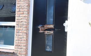 Schade na ontploffing bij woning Fluytstraat