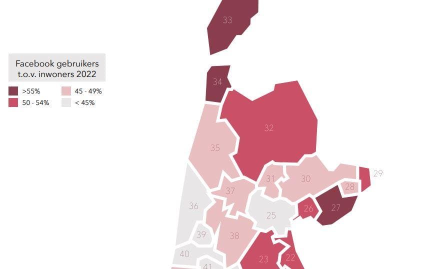 Veel Facebook gebruikers in Den Helder
