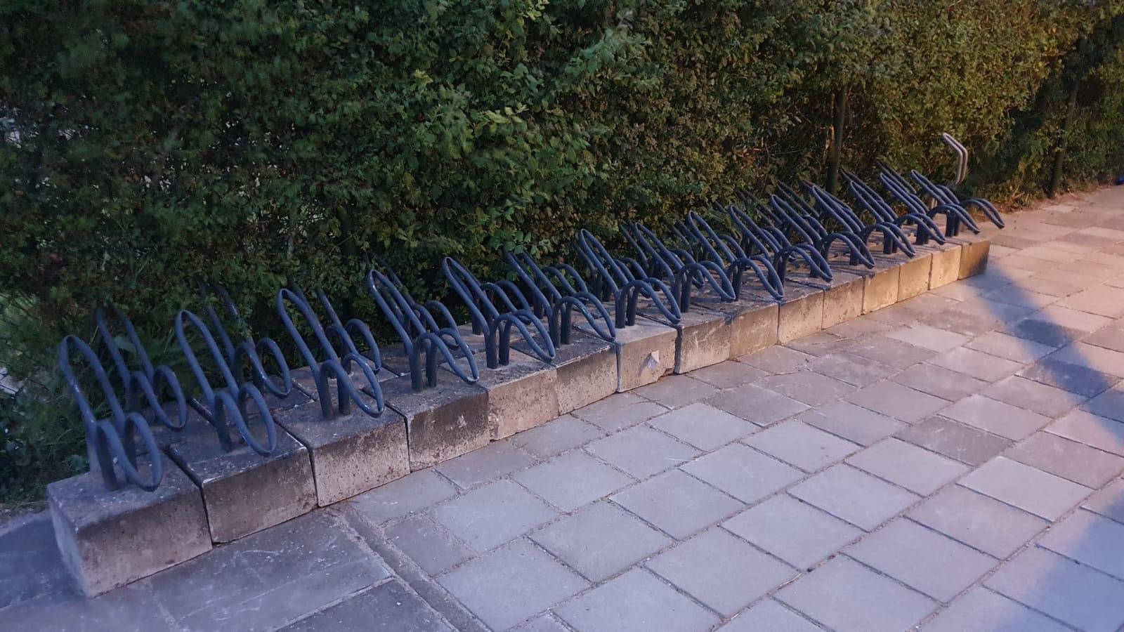 Uitdaging heeft fietsblokken uit te delen
