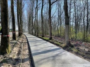 Werkzaamheden fietspad Flevoweg gestart