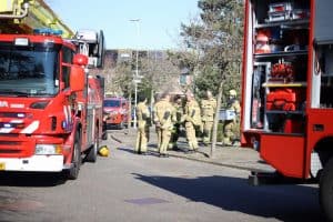 Brandje in open haard