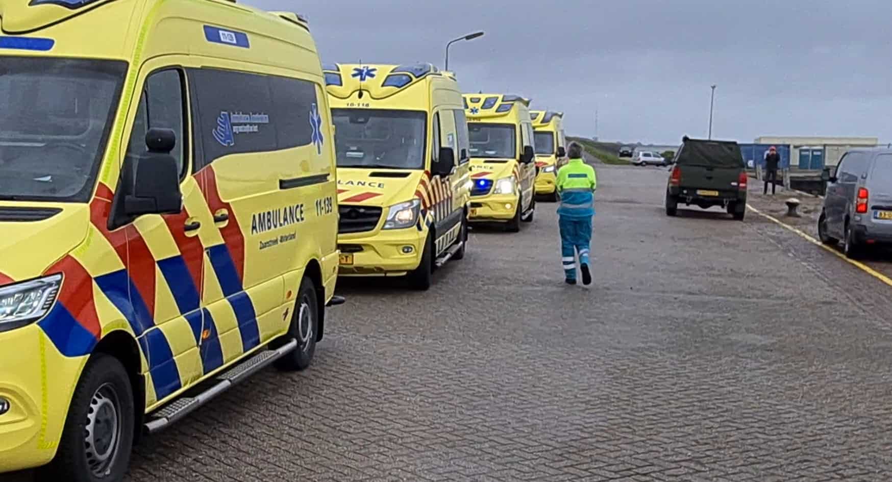 Oefening Marine gaat mis, matrozen te water (video)