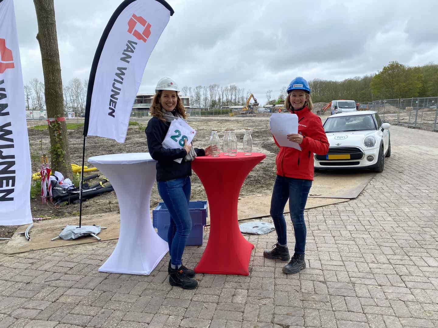 Feestelijke drive-thru op Woonpark ’t Laar