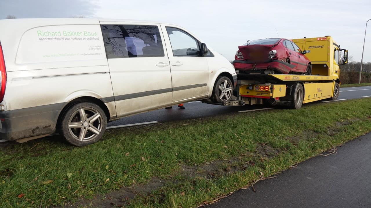 Kopstaart botsing in Kolhorn