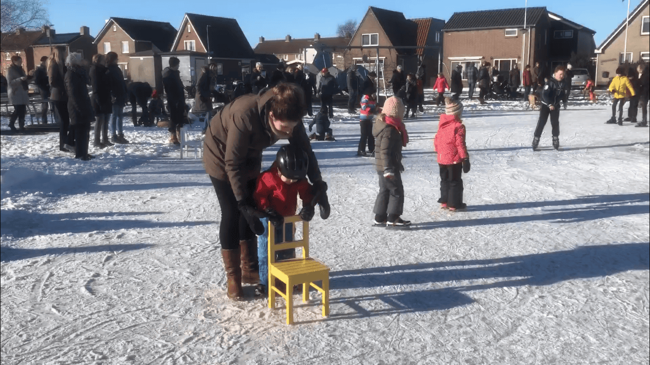IJspret in Den Oever (video)