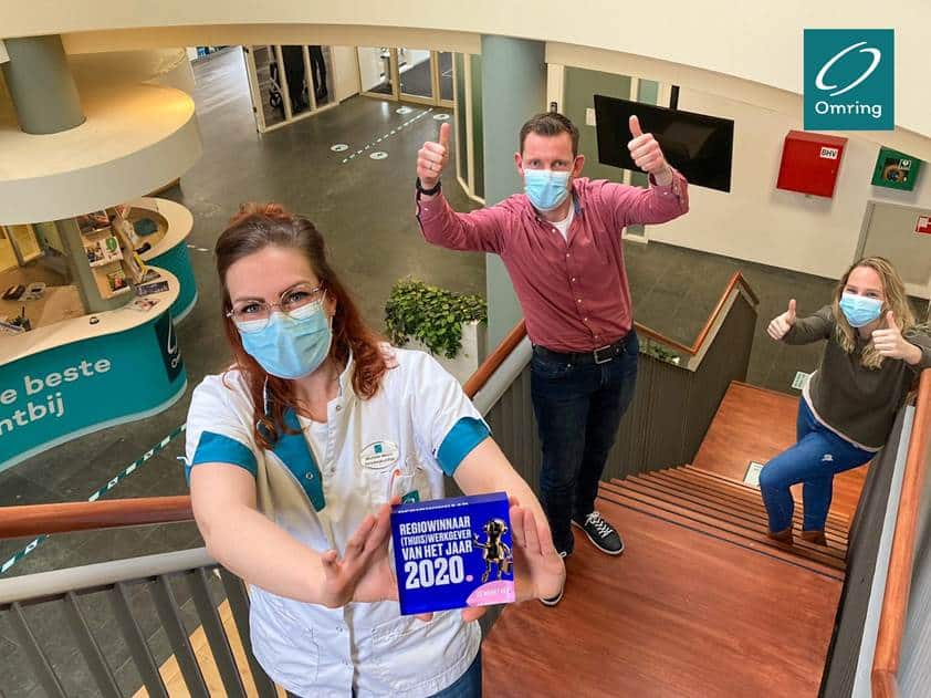 Omring en Vrijwaard beste (thuis)werkgevers van Nederland