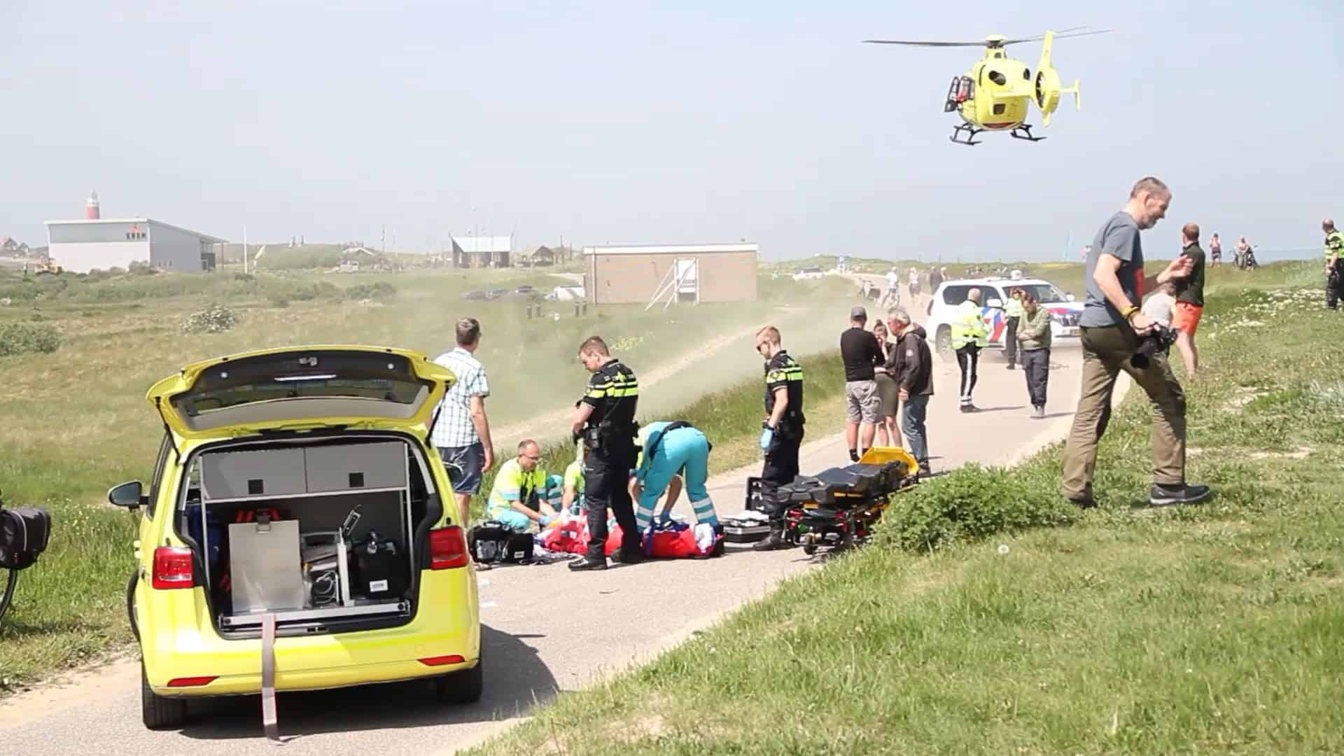 Zwaar ongeval De Cocksdorp (video)