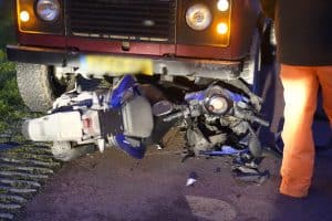 Frontale aanrijding met scooter