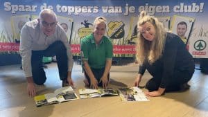 Sportplaatjesactie Geel-Zwart handbal en voetbal van start