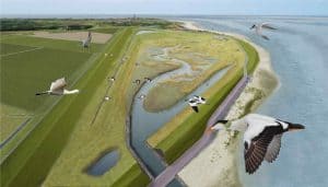 Meer water en mooie natuur in Polder Wassenaar