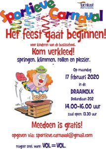 Sportieve carnaval in De Draaikolk