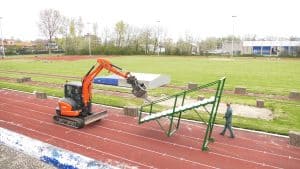 Renovatie atletiekbaan Ruyghweg van start (video)