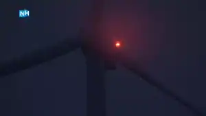 Vattenfall wacht met dimmen rode lichtjes op windmolens tot wetgeving is aangepast