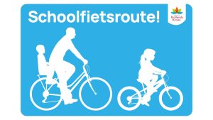 Hollands Kroon komt met nieuw bord voor schoolfietsroutes
