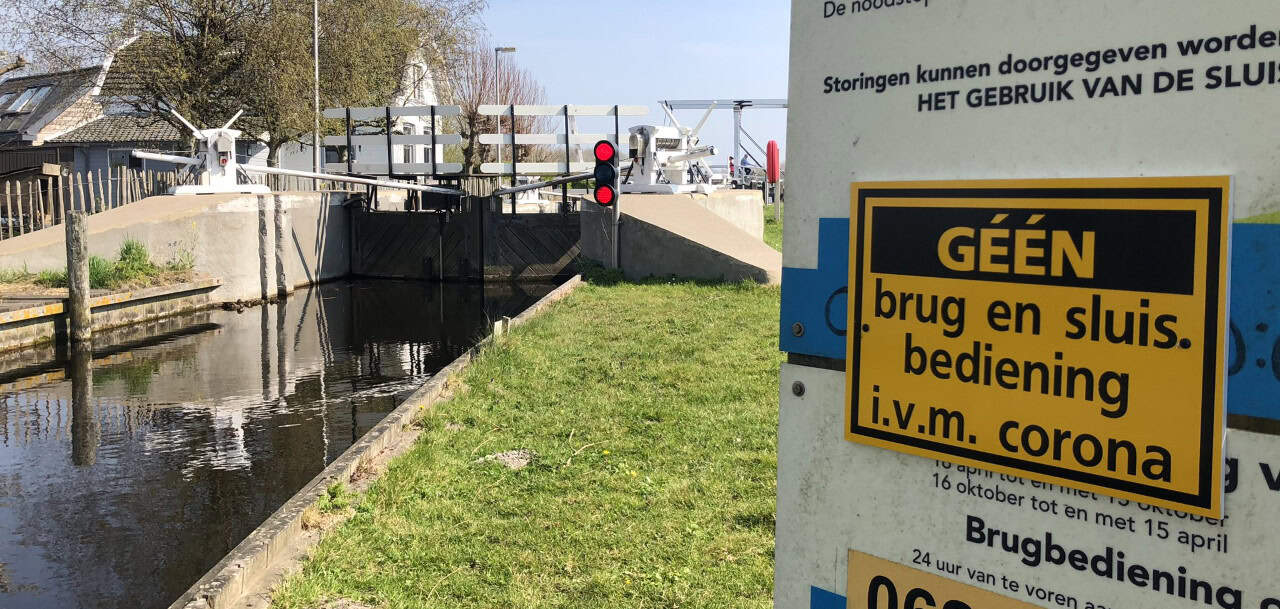 Hoogheemraadschap houdt sluizen en bruggen gesloten
