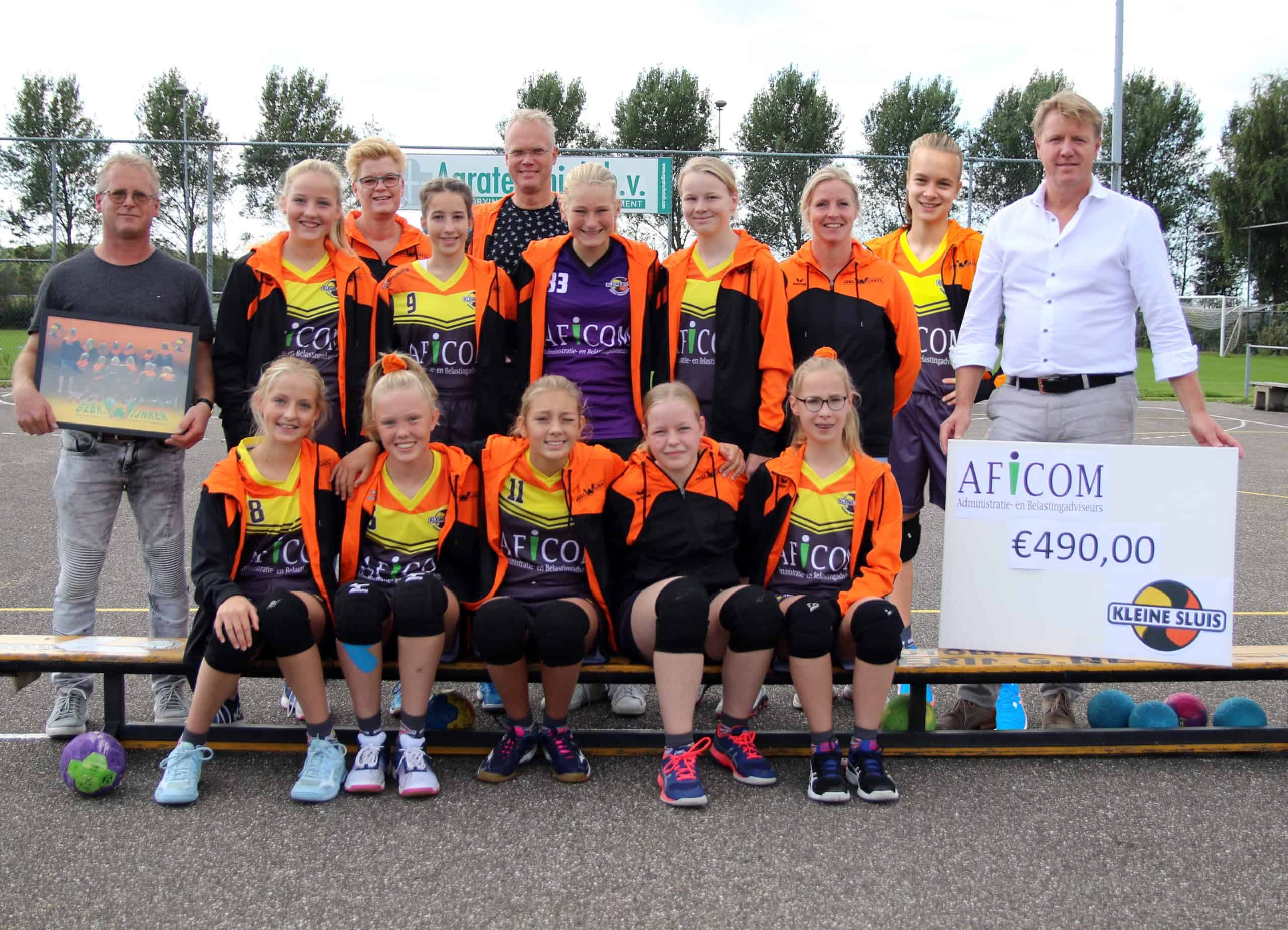 Van sponsor naar sponsor; een goed begin voor Kleine Sluis
