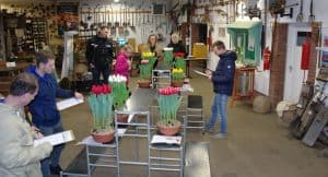 Tulpenkeurders direct ‘in de flow’