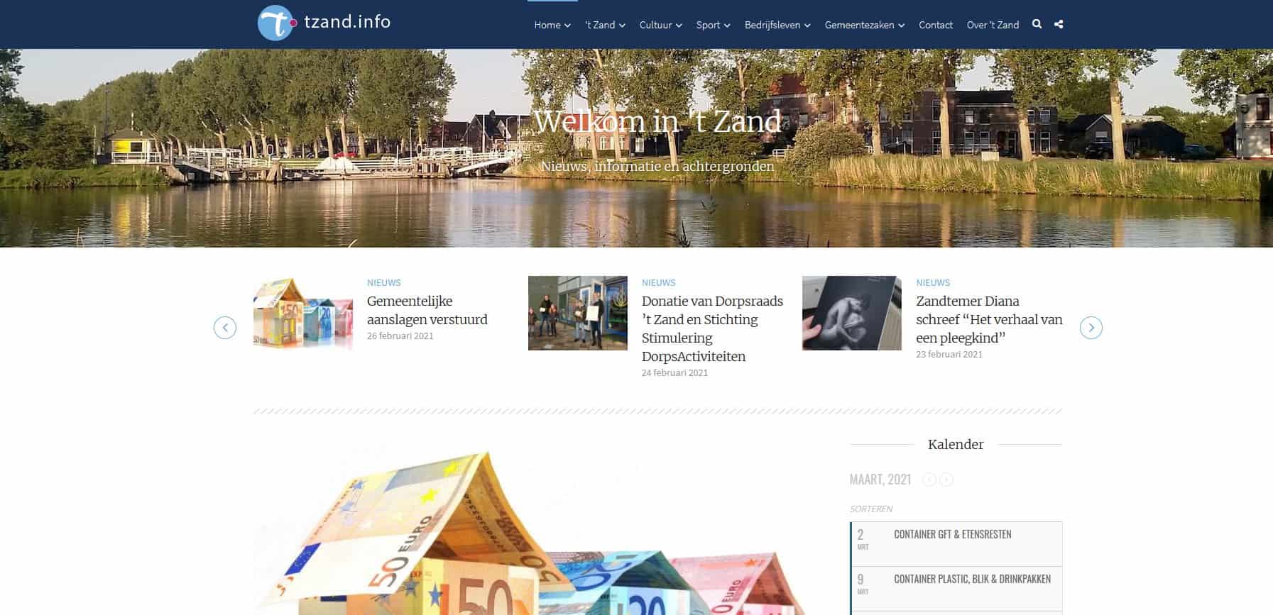 tZand.info lanceert nieuwe layout en platform