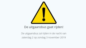Speciale nachtbus als proef in de Kop van Noord-Holland