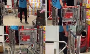 Ongeloof en woede over hardhandig uit supermarkt zetten van klant zonder mondkapje (video) (update)