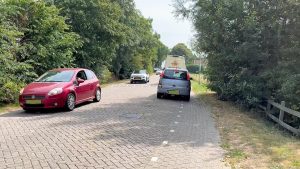 Nog steeds veel verkeer na afsluiting Slootweg (video)