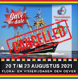 Flora- en Visserijdagen gaan wederom niet door