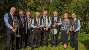 Optreden van West Side Jazzband in Eenigenburg
