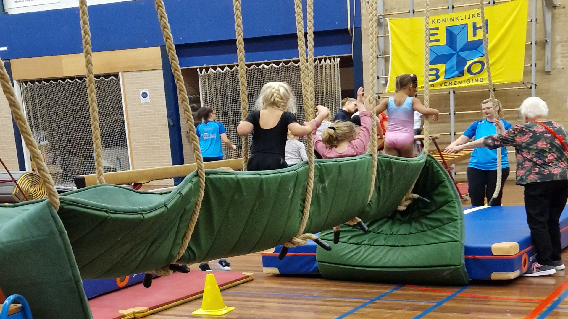 Sportieve kleuterinstuif in Draaikolk
