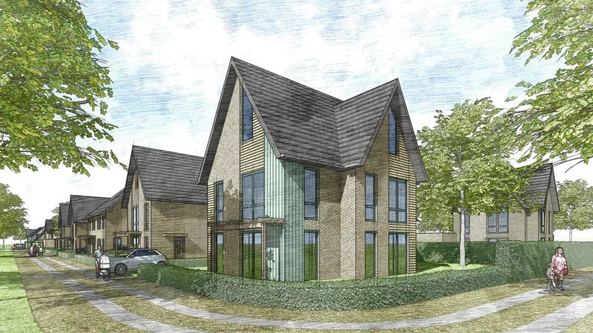 Eerste schetsen woningen Muggenburg Zuid online