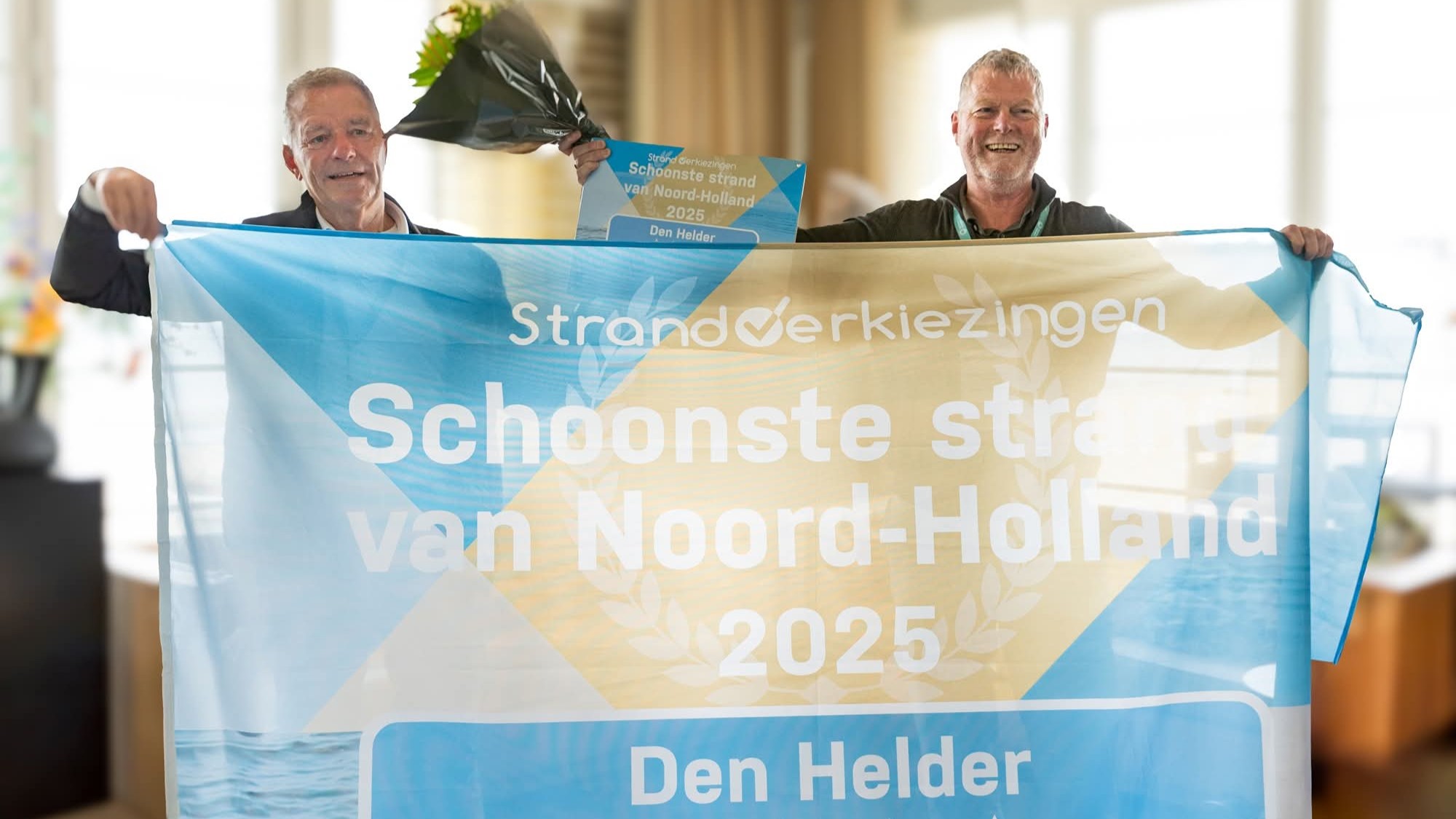 Den Helder wint titel Schoonste Strand van Noord-Holland 2025