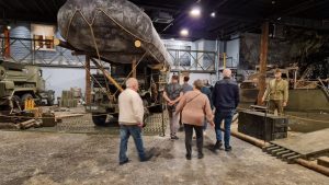 Ondernemerscafé tussen tanks en toekomst
